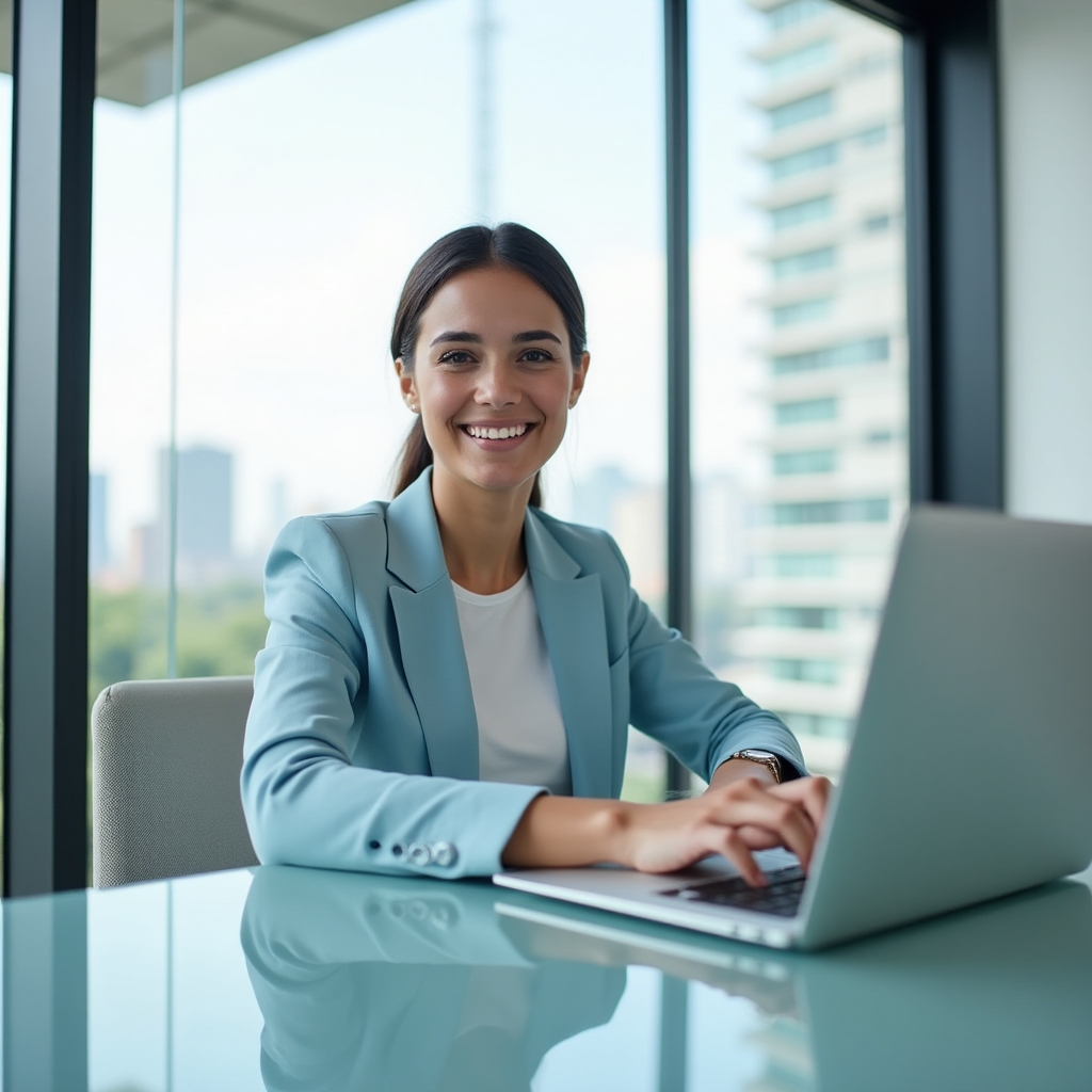 Proprietar de afacere mică lucrând la marketing digital