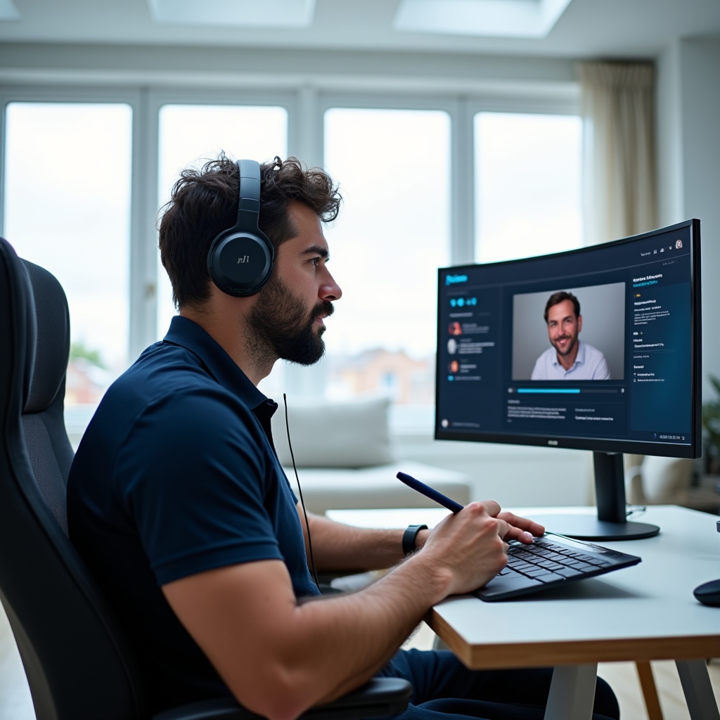 Antreprenor român care studiază marketing digital online